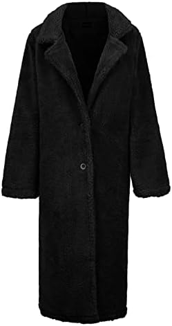 מעילי Foviguo Down לנשים, ז'קט יפה לנשים חורף ארוך שרוול ארוך תאריך לילה מעילים מוצקים נוחים עבה