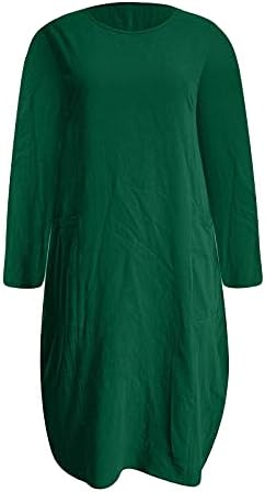 סייג ירוק שמלה, ירך בתוספת גודל ערב שמלות נשים מועדון חג ארוך שרוול דק כיס קוקטייל עמוק