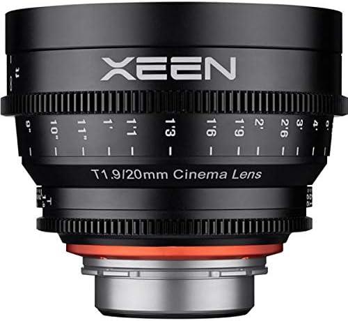 Rokinon Xeen 20 ממ T1.9 זווית רחבה עדשת קולנוע פרו עבור מצלמות ארי PL Mount Mount