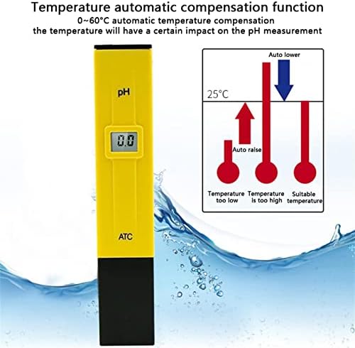 NUPART PH מד דיגיטלי בוחן בדיקת איכות מים חומציות מודד מכשיר בריכת מים אקווריום הידרופוניקה ביתית 0-14 קמש