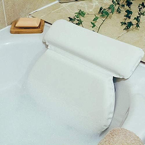 כרית אמבטיה של ESGT לכריות אמבטיה צוואר וכתף לתמיכה בצוואר וגב אביזרי אמבטיה בועה כרית אמבטיה