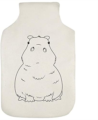 כיסוי בקבוק מים חמים של Azeeda 'Grumpy Capybara'