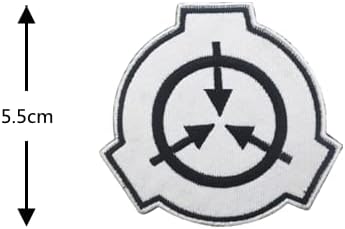 Zygzcj 2 חלקים לוגו קרן SCP נהלי הכלה מיוחדים לוגו יסוד לוגו צבאי טקטי טקטי רקמה טלאי וו לולאה טלאי אפליקציה