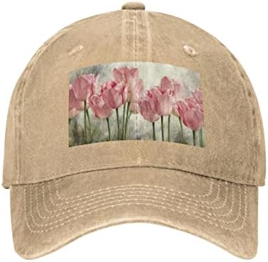 כובע ג'ינס רחיץ כובע בייסבול של כובע בייסבול של צבע מרחואנה לגברים ונשים עם רצועת רצועת ראש מתכווננת, כובעי ביל שטוחים