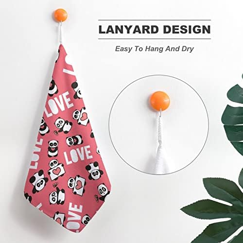 דפוסי פנדה מגבת יד עיצוב מגבות כלים לעיצוב ספורט למטבח אמבטיה