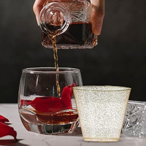 כוסות ויסקי של קאבילוק עיצוב חתונה צלול כוס פלסטיק כוס פלסטיק כוסות ג'לי כוסות כוסות פרפה כוסות גלידה כוסות קוקטייל חד פעמי
