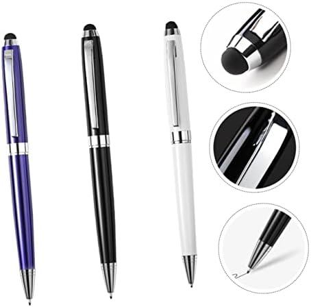 Solustre 3PCs קיבול חרט טבליות חרט עט עט מגע עטים עט מגע עט למחשב נייד מכשיר מסך מגע עט עט עט למסך מגע עט אוניברסלי עט שחור