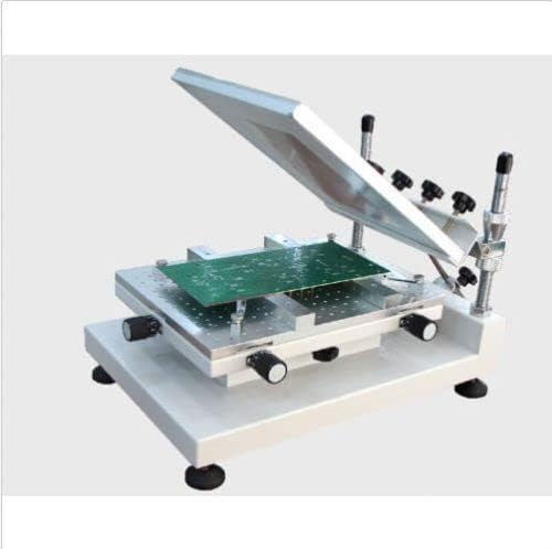 מסך PCB ידני מדויק גבוה לחץ על מכונת הדפסת הלחמה מדויקת של סטנסיל