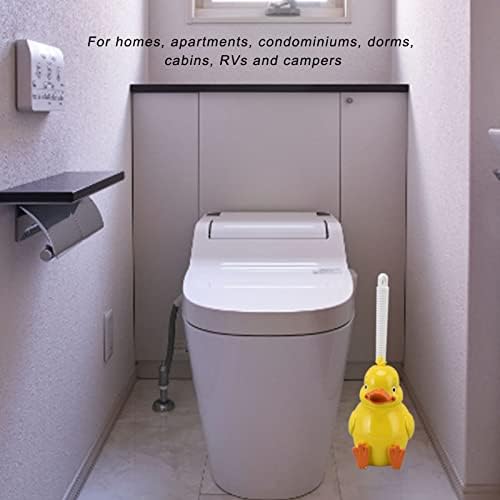 מברשת שירותים באמבטיה, מברשת שירותים, מברשת שירותים חלקית של ברווז צהוב, מברשת אסלה, מברשת שירותים עם בסיס לחדר אמבטיה