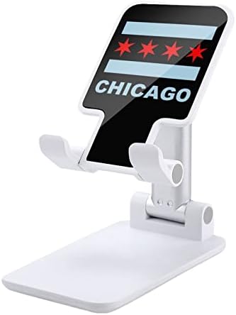 דגל סלולרי של שיקגו עמדת טלפון סלולרי מתקפל מתקפל מחזיק טלפון סלולרי מתקפל תואם טבליות מתגי אייפון