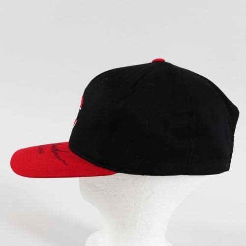 ספארק אנדרסון חתם פעמיים באדומים HOF 2000 - COA JSA - כובעי חתימה