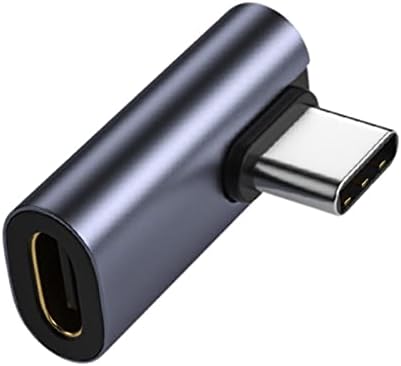 זווית ימנית USB C תוסף מתאם מתאם כבל ממיר תואר USB סוג C 3.1 זכר לנקבה מאריך סגסוגת אלומיניום ממיר מורחב לטלפונים