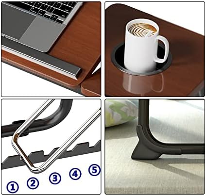 מחשב נייד שולחן כתיבה נייד שולחן נייד לספה ספה מיטה, מחשב נייד שולחן נייד מגשי מיטת מחשב נייד לאכילה ולשולחן מחשב