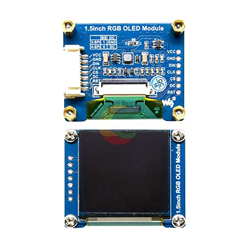 1.5 אינץ '1.5 RGB OLED מסך מודול תצוגה 128x128 SSD1351 SPI I2C IIC עבור Arduino Raspberry Pi STM32