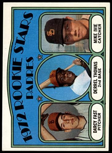 1972 Topps 457 Padres Rookies Derrel Thomas/Mike Ivie/Darcy Fast San Diego Padres NM Padres