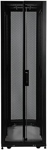 טריפ לייט 42 א ערך סדרת סטנדרטי-עומק מתלה מארז ארון, 2000-ליברות. קיבולת, עם דלתות ולוחות צד, שחור
