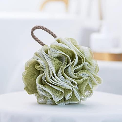 מיזוי צבעוני אמבט פרח שיפוע אמבטיה כדור רך גברים ונשים אמבטיה לשפשף חפץ פסיכדלי ירוק