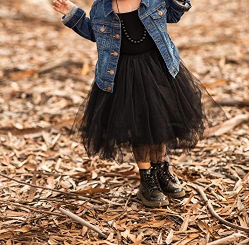 תינוק בנות טוטו שמלה ללא שרוולים ילדים טול נסיכת מסיבת יום הולדת שמלות פורמליות שמלות גודל 9 חודשים-4 שנים