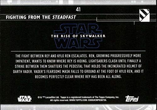 2020 טופס מלחמת הכוכבים עלייתו של סקייווקר סדרה 2 41 נלחם מ ריי האיתן, קיילו רן כרטיס מסחר
