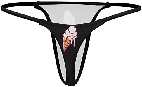 בייקוטואן התכה קרח קרם כדורי נשים ביקיני חוטיני סקסי אופנה לא חזרה חוטיני תחתוני תחתונים