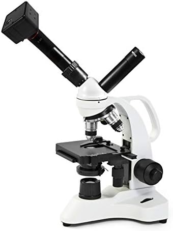 Vision Scientific VME0006-T-100-LD-2NS 45 ° דו קרב תצוגה מיקרוסקופ, עין 10X WF, הגדלה של 40x-1000X, שלב מכני