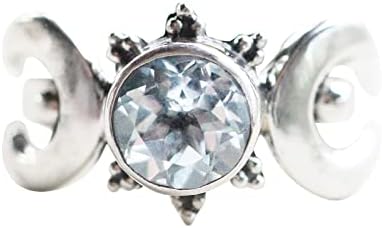 2023 מעודן וינטג 'עגול זירקון טבעת ירח לנשים טבעת אירוסין מתנות תכשיטים היי טבעת נמוכה לבת