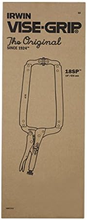 ארווין מלחציים - גריפ מקורי ג מהדק, נעילה, מסתובב כרית טיפ, 18-אינץ