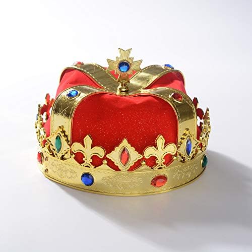 של סנוי רויאל מלכת כתר נשף מלכת סאטן אבנט אדום זהב מסיבת מלכת נזר תלבושות ראש אבזרים