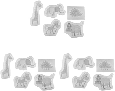 בסטונזון 15 יחידות עבור חימר פיל עובש אפוקסי פונדנט ביצוע קריסטל בעלי חיים תבניות מלאכות בעלי החיים מסטיק תליון