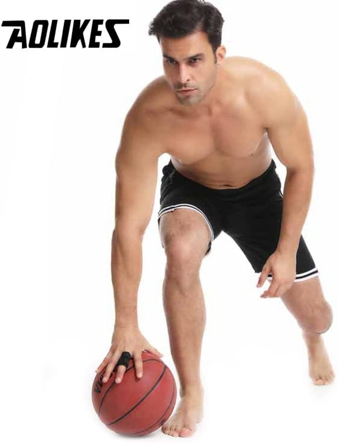 1 יחידות ספורט כדורעף כדורסל אצבע מגן אצבע משמר תחבושת כאב הקלה ספורט ציוד מגן