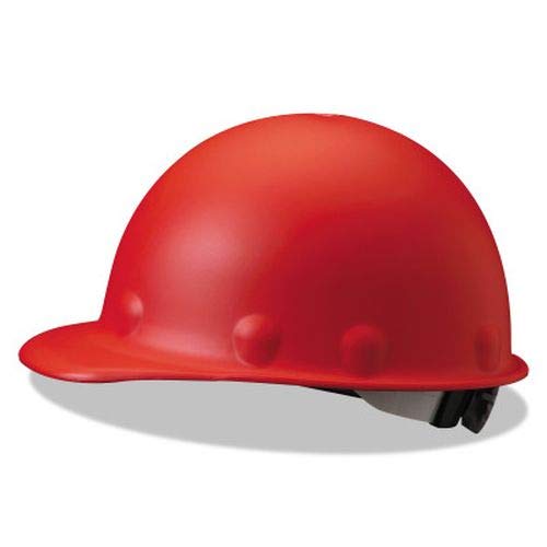 סיבים מתכת מאת Honeywell P2AQRW15A000 סופר שמונה כובע כובע זכוכית סיבים סגנון כובע קשה עם מהיר-לוק, אדום, בינוני