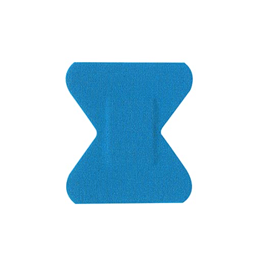 רצועות דבק אמריקאיות כחולות צלב לבן, סטרילי, קל משקל 1-3 לכל 4 x 2 סינגלים בתפזורת, 1 לכל חבילה, 2400 חבילה למארז