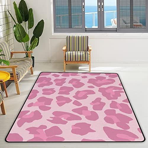 זוחל שטיח מקורה משחק מחצלת נמר ורוד לסלון חדר שינה חינוכי חינוך משתלת שטיחים שטיחים 60x39 אינץ '