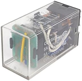 100/110 וולט סליל וולט מעטפת פלסטיק 11 סיכות ממסר אלקטרומגנטי שלי3-קר (די. סי 100/110 בובינה דה פלאסטיקו