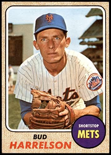 1968 Topps 132 באד הרלסון ניו יורק מטס NM Mets