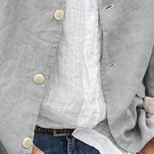 חליפות פשתן מזדמנים לגברים בלייזר קל משקל קל מעיל ספורט חזה יחיד 3 כפתור מעיל חליפת צווארון מחורץ