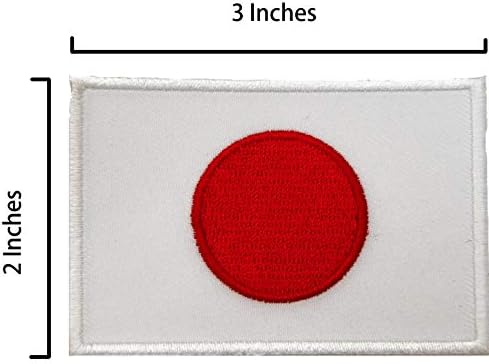 A -One - רקמת מגדל טוקיו+דגל קאנטרי יפן, טלאי צבעוני ציון דרך, טלאי תלת מימד טקטיים, ברזל על תפירה על טלאים לבגדים,