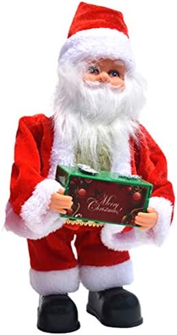 Soimiss 1pc חשמלי חג המולד סנטה קלאוס קופסת קופסא בובת בובות