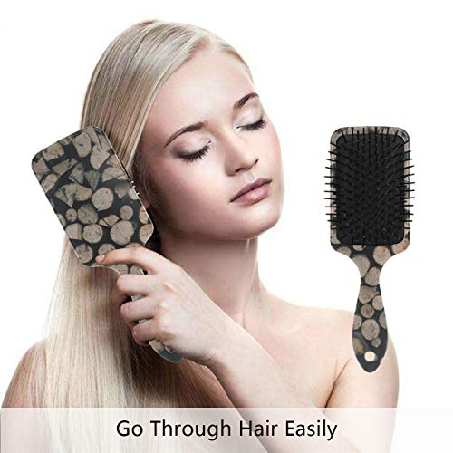 מברשת שיער של כרית אוויר של VIPSK, ערימת עץ צבעונית פלסטיק, עיסוי טוב מתאים ומברשת שיער מתנתקת אנטי סטטית לשיער יבש ורטוב,