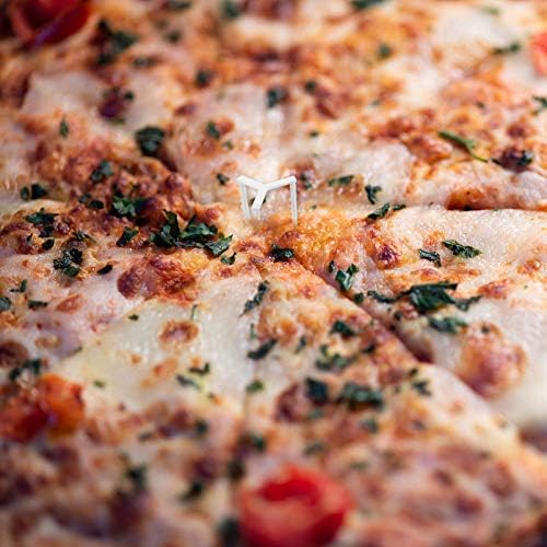 קבילוק פיצה מיכל פיצה קופסות שומר 100 יחידות פיצה שומר סטנד לבן פלסטיק פיצה עומד פיצה שומרי חד פעמי לבן פיצה