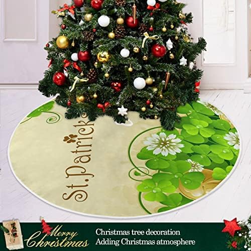 חצאית עץ חג המולד של Oarencol St Patrick'ס, 36 אינץ