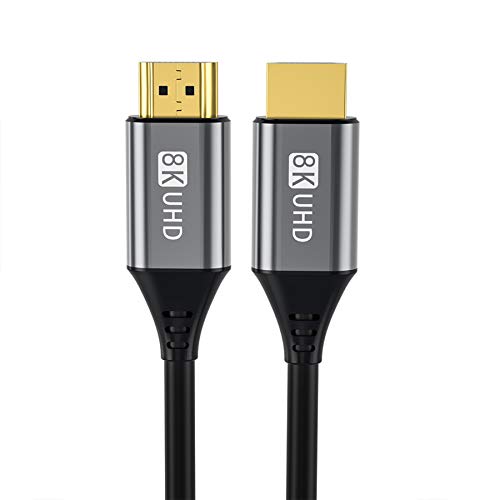 AIELOAR 8K HDMI 2.1 כבל, אולטרה מהירות גבוהה 48 ג'יגה -ביט לשנייה 7680P EARC HDR HDCP HDMI 2.1 כבלים תואם לאחור עם 4K 2K