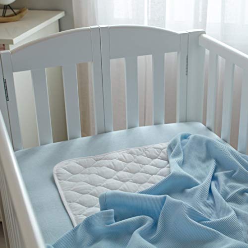 חברת התינוקות האמריקאית 30X40-רך כותנה טבעית שמיכה תרמית/וופל חוטט, כחול, נושם רך, לבנים ולבנות