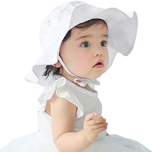 תינוקת כובע שמש כובע פעוט ילדים קיץ כובע הגנה מפני שמש חיצונית 1-4 שנים