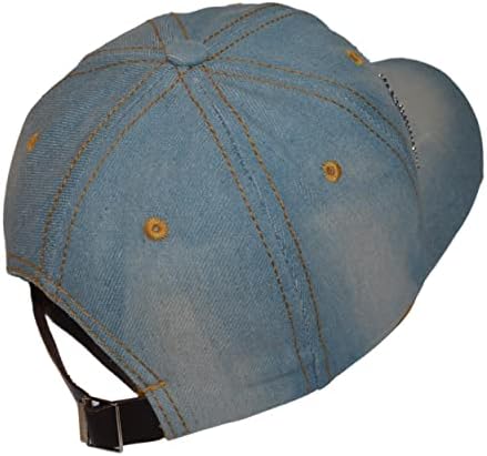 פופפיזי נשים בלינג כובע, ריינסטון בייסבול כובע, משובץ במצוקה ג ' ינס כובע, בלינג מתנות לנשים