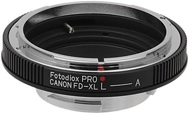 מתאם העדשות Fotodiox Pro Mount תואם ל- Canon FD, FL, עדשת FD חדשה למצלמת וידאו Canon XL Mount. XL-1, XL-1S, XL-2,