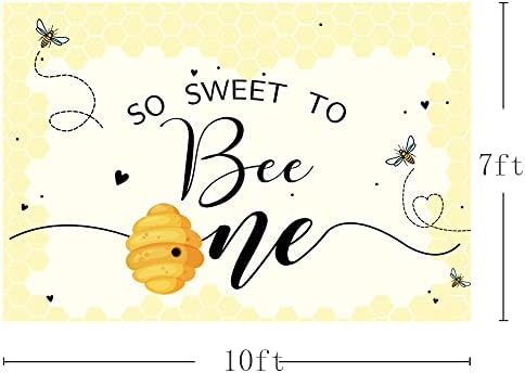 Mohofond Bee 1 יום הולדת יום הולדת קישוט רקע