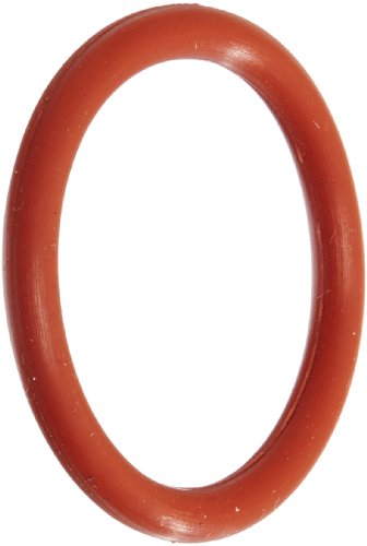 240 סיליקון O-Ring, 70A Durometer, אדום, 3-3/4 ID, 4 OD, 1/8 רוחב