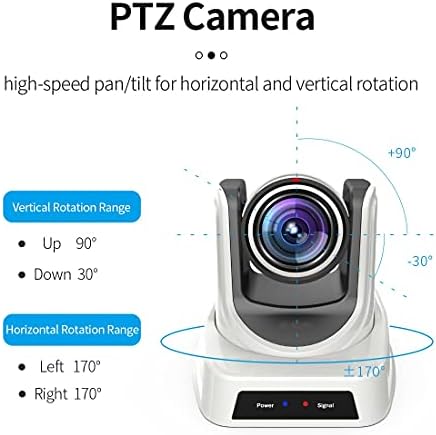 Smtav White Full HD שידור ומצלמת PTZ ועידה, POE נתמך