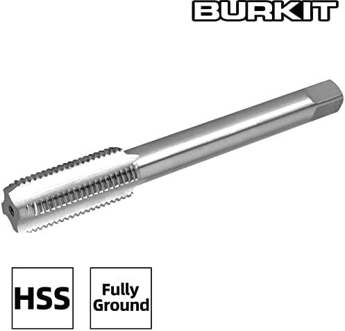 Burkit M14 x 0.8 חוט ברז על יד ימין, HSS M14 x 0.8 ברז מכונה מחורצת ישר